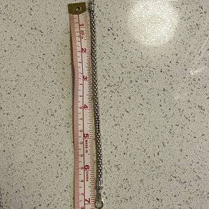 Lagos Caviar 4mm sterling silver rope bracelet 7